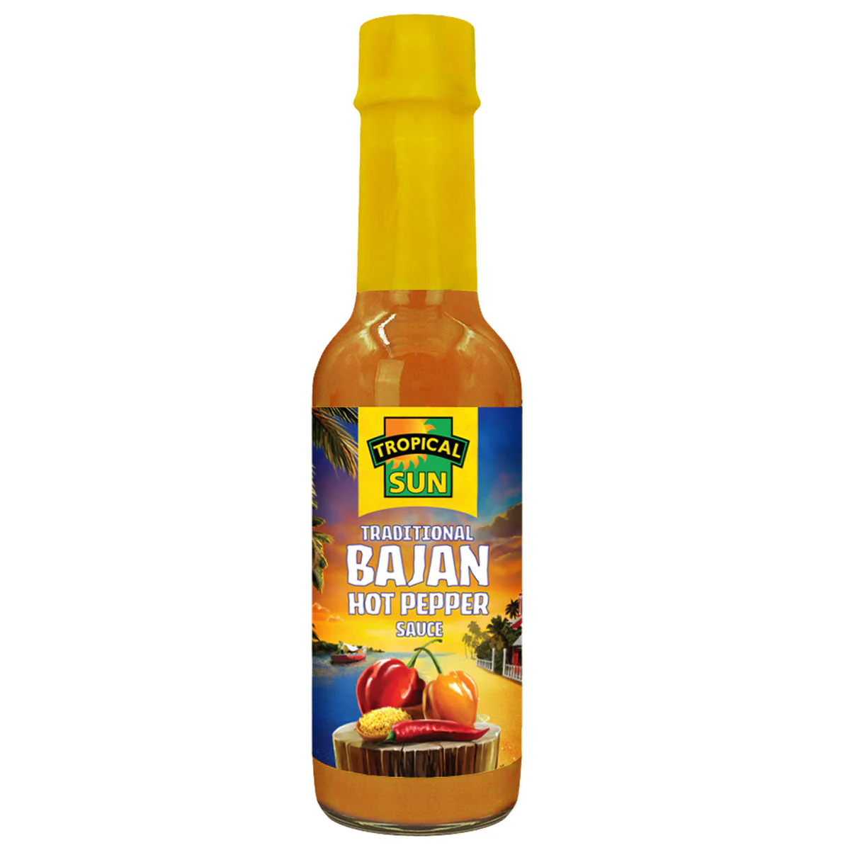 Tropical Sun Bajan Hot Pepper Sauce 150ml