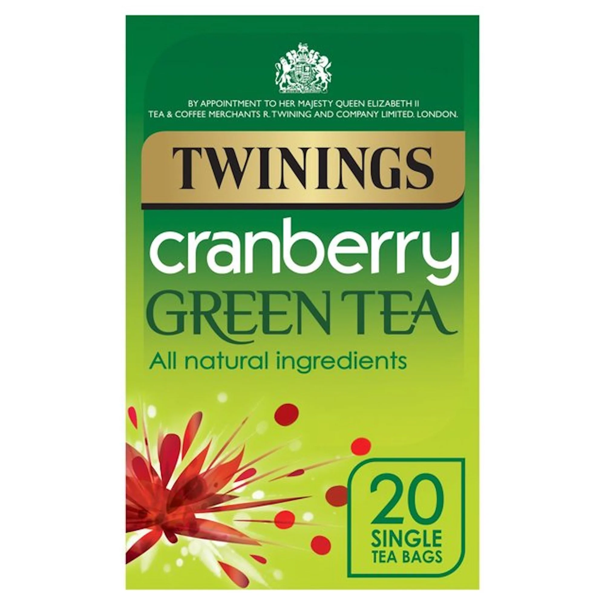 Twinings Cranberry Green Tea 20's
