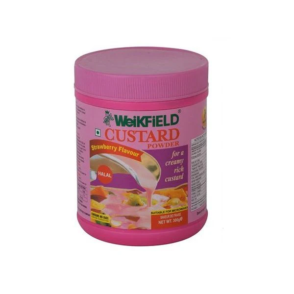 WeiKFiELD Custard Strawberry Flavoured 300g