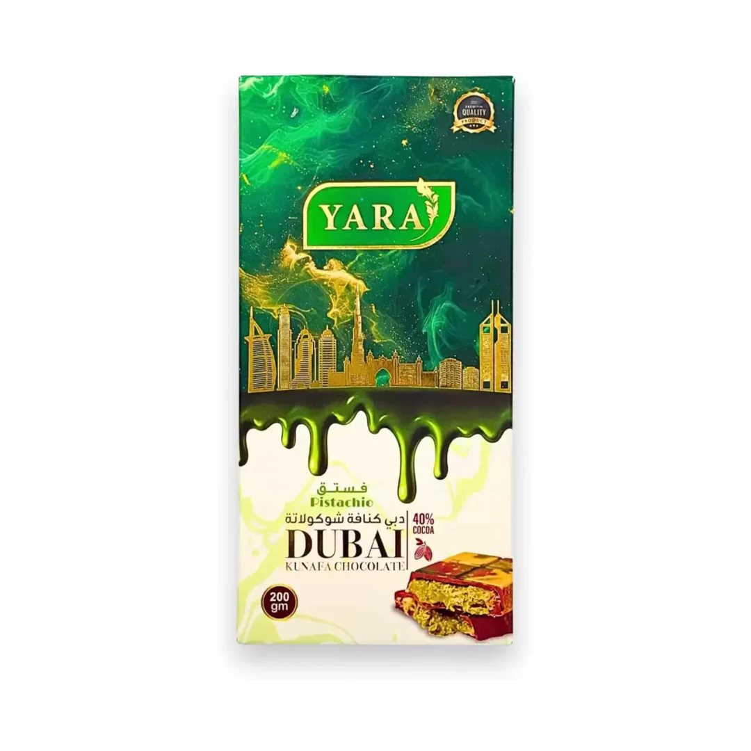 Yara Pistachio Knafeh Authentic Dubai Chocolate (Made in UAE) 200g